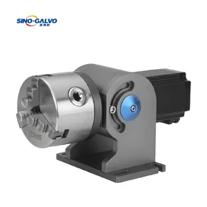 Sino Galvo D80 Rotary Attachment For Laser Marking Machine Rotary Axis Rotary Device For Jewelry Ring Engraving