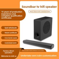 Haut-parleur filaire pour ordinateur domestique, 4 pièces, en plastique ABS, avec subwoofer puissant, pour ordinateur portable et de bureau, haute qualité sonore, directement de l'usine