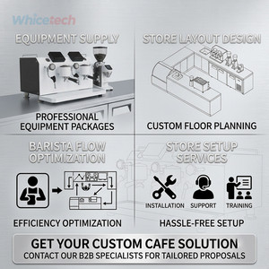 Máquina de Espresso de 3400W, Máquina de Café Comercial WH-G620S, Máquina de Café Industrial para Equipamiento de Cocina Comercial CM08A06900H - Product Image 6
