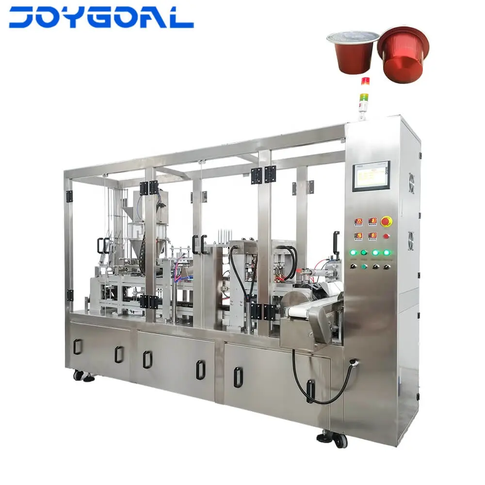 High quality and cheap price coffee capsules filling sealing in cup machine coffee pods maker