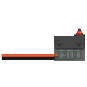 MT6 IP67 spdt 3A nhựa màu đen 1000 cái/CTN không thấm nước 250VAC Micro chuyển đổi điện trở tích hợp cho xe sử dụng - Product Image 1