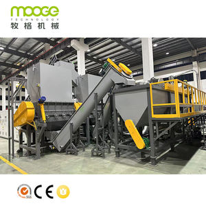 Machine de recyclage automatique de bouteilles en PET de qualité supérieure avec boîte de vitesses et pompe, grande capacité 1500 kg/h, ligne de lavage de plastique - Product Image 4