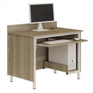 Bureau d'Ordinateur Moderne pour Étudiant avec Cadre Métallique et Tiroir, pour Salle <span class=keywords><strong>Informatique</strong></span> d'Entreprise - Product Image 3