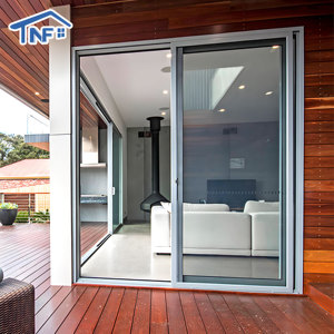 Puertas de entrada comerciales modernas profesionales Vidrio deslizante curvo personalizado para restaurantes Pantalla de fibra de vidrio - Product Image 3