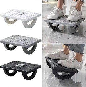 Repose-pieds ergonomique réglable pour bureau, masseur carré en plastique, support sous le bureau pour le travail - Product Image 6