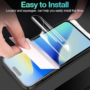 ฟิล์มกันรอยหน้าจอแบบนิ่ม EPU ไฮโดรเจล คุณภาพพรีเมียม สำหรับ iPhone 17 16 15 14 13 12 <span class=keywords><strong>Pro</strong></span> Max - Product Image 3
