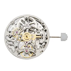 SANYIN Newest High Quality 3 Hands Factory Customted OEM Accurate Automatic Mechanical Skeleton Watch Movement