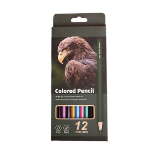 Crayons <span class=keywords><strong>de</strong></span> <span class=keywords><strong>couleur</strong></span> originaux en bois, pour peinture et gribouillage, écologiques, crayons hexagonaux <span class=keywords><strong>de</strong></span> 12 couleurs - Product Image 5