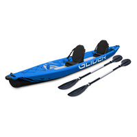 Kayak de pêche gonflable 4m en PVC à structure Drop Stitch, pour 2 personnes, avec logo personnalisé, idéal pour la navigation sur lacs et rivières – Vente chaude