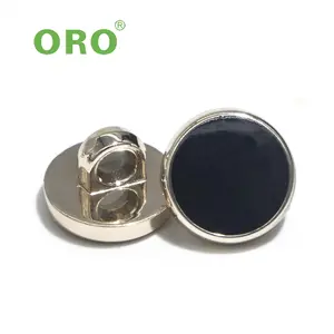 Black Color Fancy Eco-Friendly Shank Sewing Round ABS Button for shirt