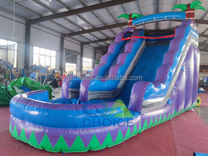 Ngoài trời sân sau trượt nước <span class=keywords><strong>Inflatable</strong></span> công viên giải trí trẻ em thương mại trượt nước <span class=keywords><strong>Inflatable</strong></span> với hồ bơi - Product Image 5