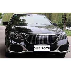 Kit de carrocería para Benz Clase E W212 <span class=keywords><strong>2015</strong></span> actualización a W223 <span class=keywords><strong>Maybach</strong></span> incluye parachoques de coche rejilla difusor trasero escape - Product Image 4
