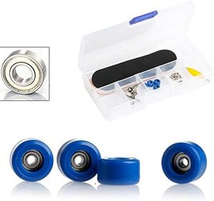 Vente en gros Ensemble complet Teck Deck Mini 30mm <span class=keywords><strong>Pro</strong></span> Planche à roulettes en bois pour les doigts Jeu de patins Nouveauté Jouet Cadeau promotionnel - Product Image 2
