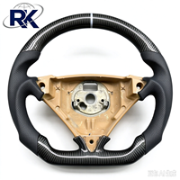 Direkt vom Hersteller Maßgefertigtes 3-Speichen 40mm Griff-Luxus Carbon-Faser Schwarz Perforiertes Leder-Lenkrad Porsche 996 986 Boxster