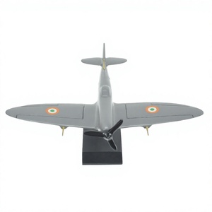 Décoration de table, modèle d'avion, thème de l'armée de l'air indienne, modèle d'avion Spitfire de style indien fait à la main, designs personnalisables - Product Image 1