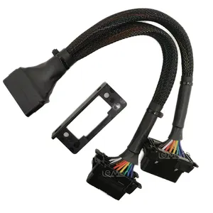 기아 및 도요타 자동차 케이블 용 맞춤형 OBD2 수 커넥터 Y 케이블