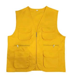 पॉकेट स्वयंसेवक विज्ञापन बनिट लोगो आउटडोर गतिविधियों विज्ञापन बनियान ओवरऑल - Product Image 2