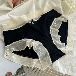 Braguitas de Encaje Transpirables de Seda de Hielo de Alta Calidad para Mujer, Cómodas, Sin Costuras, Antibacterianas, Tejidas para Uso Diario - Product Image 2