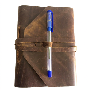Cuadernos de Tapa Dura de Papel Reciclado Hecho a Mano con Cuero, Estilo Vintage, al por Mayor, Diario, Libro de Bocetos, Regalo para Estudiantes y Hombres - Product Image 1
