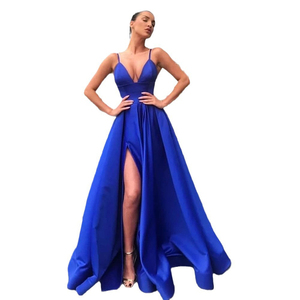 Abito da sera estivo elegante con Design a schiena nuda svasato abito da sposa di fascia alta - Product Image 1