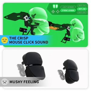 EXtremeRate Micro-Switch Strong Version Mouse Click Bumper Button Hair Trigger Mouse Click Kit pour manette PS5 BDM-030 - Product Image 4
