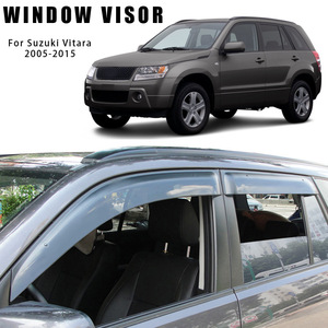 Deflettore Pioggia per Finestrini <span class=keywords><strong>Suzuki</strong></span> Grand <span class=keywords><strong>Vitara</strong></span> 2005-2015, Alta Qualità, Plastica Acrilica Durevole, Adesivo 3M, Accessorio Esterno - Product Image 1