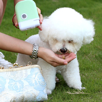 Mini boîte interactive pour animaux de compagnie, distributeur portable de friandises pour l'entraînement des chiens en extérieur, sac à friandises pour chien