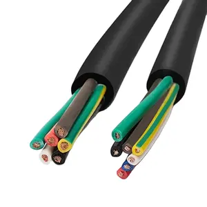 heavy-duty rubber flexible trailing cable H07RN-F 5*35MM2 H07RN-F 5*150MM2 H05RR-F 450/750V