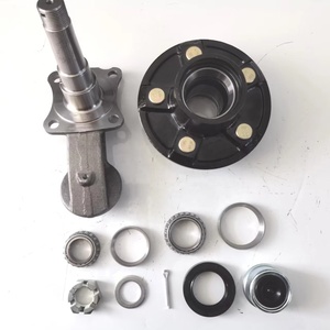 3500lb axe <span class=keywords><strong>d</strong></span>'essieu de remorque forgé 6 goujons capuchons vtt mini roue ensemble de moyeu de remorque pièces - Product Image 2