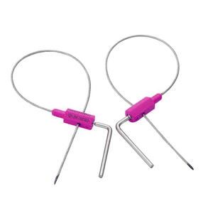 Haute sécurité tirer câble serré fil joint <span class=keywords><strong>remorque</strong></span> impression Laser plastique métal matériel mécanique Style huile emballage minerais - Product Image 3