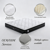 OEM ODM King-Size Komprimierte Matratze Memory-Schaum Apartment Schlafzimmer Federkern Langlebig Full-Size Großhandel Einzelbett Günstig Stützend