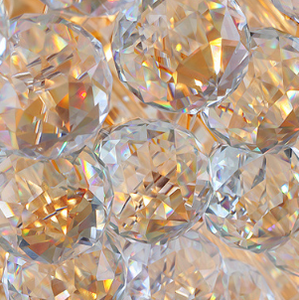 Grand luminaire de plafond en cristal, <span class=keywords><strong>design</strong></span> en forme de fleur, luminaire de plafond en cristal doré de luxe à LED pour salon, bureau à domicile - Product Image 5