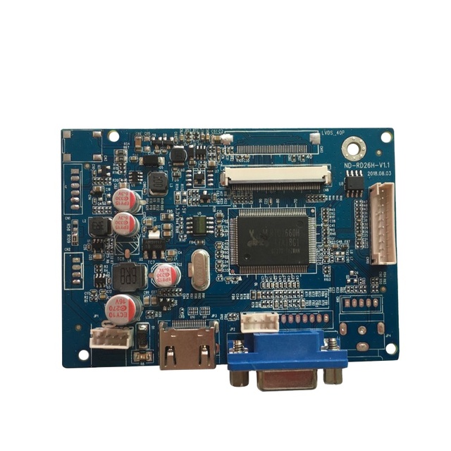 General New Display for TFT LCD Controller Board with VGA Interface PCB & PCBA for LCD Display