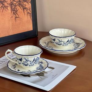 Assiettes et tasses à café en céramique en gros, style chinois, restaurant, luxe nordique, assiettes et bols en céramique vintage - Product Image 2