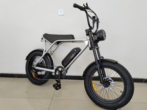 Bicicleta eléctrica ZUKKA para adultos, bicicleta de Cross eléctrica con motor de accionamiento trasero 500W, bicicleta de cross de neumático grueso de 20" - Product Image 3