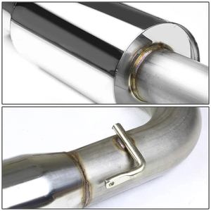 Сталь N1 CATBACK выхлопная <span class=keywords><strong>3</strong></span> "труба + 4,5" наконечник глушителя для 1995-1999 MITSUBISHI ECLIPSE TALON - Product Image 3