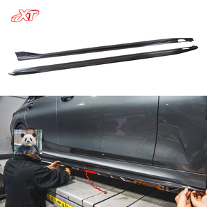 Faldones Laterales de Fibra de Carbono Estilo AD G20 para <span class=keywords><strong>BMW</strong></span> Serie 3 G20 320i <span class=keywords><strong>M340i</strong></span>, Extensión de Alerón, Kit de Carrocería 2019+ - Product Image 3