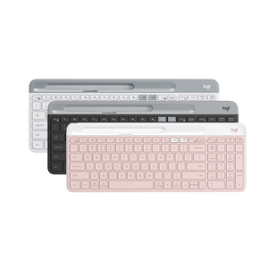 <span class=keywords><strong>Clavier</strong></span> sans fil Bluetooth Logitech K580 USB à commutateurs à ciseaux, 104 touches, pleine taille, programmable, pour iPad, MacBook, ordinateur portable/de bureau - Product Image 1