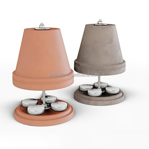Poêle chauffe-plat en céramique autoportant en terre cuite pour <span class=keywords><strong>chauffage</strong></span> au thé, design <span class=keywords><strong>pot</strong></span> <span class=keywords><strong>de</strong></span> fleurs - Product Image 6