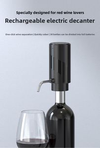 Décanteur Électrique Portable Intelligent à Chargement USB, Style Moderne, Nouveau, Rapide, en Plastique, pour Diviser le Vin - Product Image 2