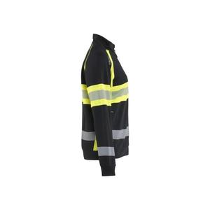 BLAKLADER - 350511589933XL Sweat-shirt haute visibilité pour femme Noir/Jaune-EAN 7330509894323 HI-VIS WORKWEAR - Product Image 4