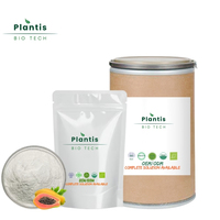 Poudre de Papaye 100 000 U/g 1 000 000 U/g Prix en Gros Extrait Herbal Naturel Haute Concentration Supplément Enzymatique Digestif Efficace