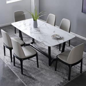 Patas de mesa de acero inoxidable de alta gama, <span class=keywords><strong>muebles</strong></span> de estilo conciso de Metal de hierro resistente para Hotel, restaurante, oficina, mesa de comedor - Product Image 6