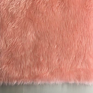 Trame tricotée 25MM doux lisse <span class=keywords><strong>pas</strong></span> <span class=keywords><strong>cher</strong></span> 100% Polyester peluche jouet synthétique cheveux longs artificiels <span class=keywords><strong>tissu</strong></span> en <span class=keywords><strong>fausse</strong></span> <span class=keywords><strong>fourrure</strong></span> - Product Image 2