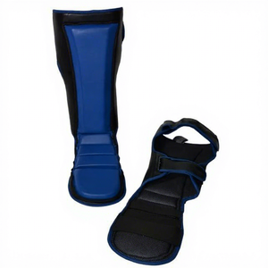 Protège-tibias élastiques en PU sur mesure OEM pour entraînement professionnel de MMA, Muay Thai et Boxe – Protection complète - Product Image 6