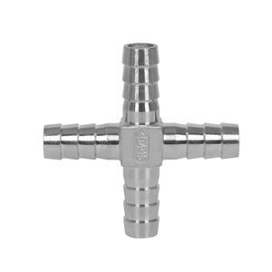 Venta al por mayor 304 de acero inoxidable tipo cruz a través de la Junta pagoda bambú verde cuatro vías accesorios de cánula rápida - Product Image 1