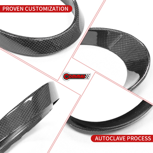 ฝาครอบคอนโซลภายในรถยนต์คาร์บอนไฟเบอร์แบบแห้งสไตล์ OEM สำหรับ Ferrari 488 อะไหล่ตกแต่งรถยนต์ - Product Image 5