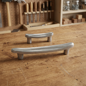 Nouvelle conception moderne, poignée de meuble en aluminium sécurisée, quincaillerie domestique, poignée de meuble industrielle à levier, poignée de meuble - Product Image 3