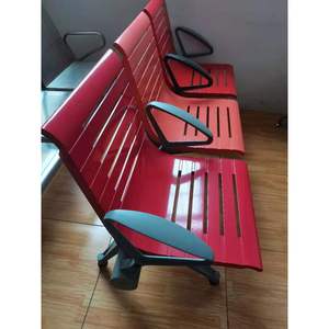 Sillas de Espera Henmei con Patas de Aleación de Aluminio, Asiento para Tres Personas, Uso en Exteriores, Hospitales, Parques y Escuelas, con Pasamanos - Product Image 3