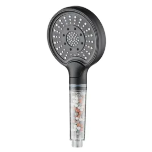 Sıcak satış yeni stil kabarcık yüksek basınçlı duş başlığı 3 fonksiyonları su tasarrufu Mineral taş filtre el duş başlığı